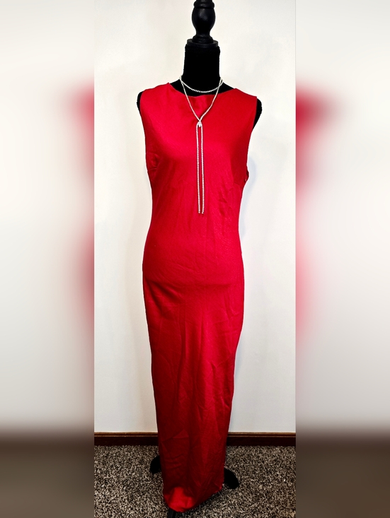 Missguided Dresses & Skirts - Missguided Red Maxi Dress Sleeveless Bodycon Formal Evening NWT Sz L Prom